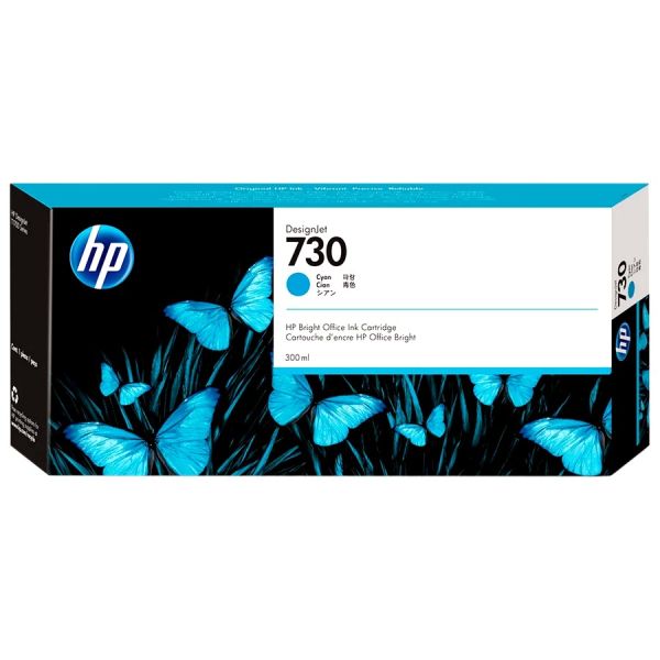 Картридж для принтера и МФУ HP 730 P2V68A голубой (cyan), [P2V68A]